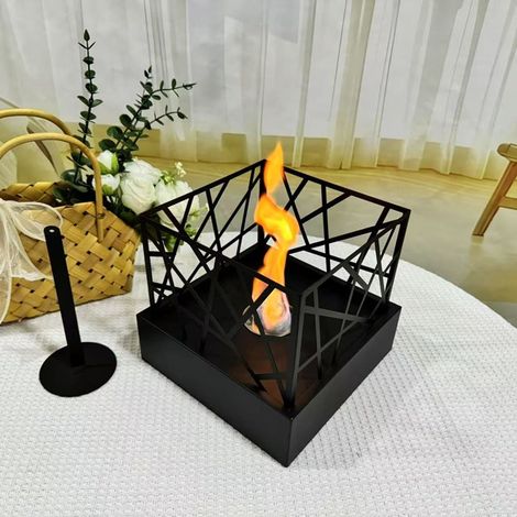 Biochimie de Table pour l'intérieur ou l'extérieur avec Design Moderne Noir