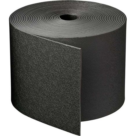 Bordure de jardin en polypropylene recyclé – Imputrescible et anti-UV – H 15 cm x 10 m – Épaisseur 3 mm – Couleur noir – Nature
