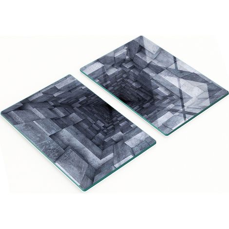 Pannelli decorativi in vetro multifunzionali con tunnel di stampa 2x40x52 cm (1/5)