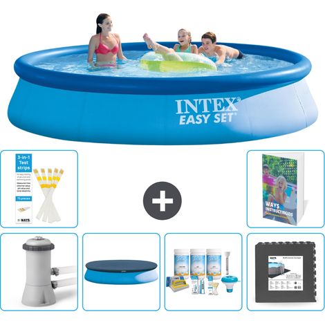Intex Piscine Easy Set Ronde - 396x84 cm - 7-pièces S238 (1/5)