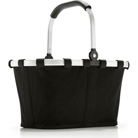 Panier Pliable - 1 Unité - Aluminium - Imperméable - Courses Quotidiennes - Noir (1/5)