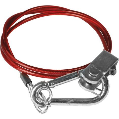 Cyclingcolors – Câble de sécurité remorque voiture 1050mm – Mousqueton attache maintien – Corde de remorquage pour usage pro – Résistance rupture 1050kg