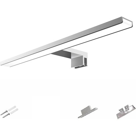 1 Luminaire LED miroir 40 cm, Aluminium, IP44 étanche, 10 W 700 lumens, Salle de bain (1/5)