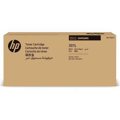 HP Inc. HP ersetzt Samsung MLT D307L Schwarz Tonerpatrone (SV066A)