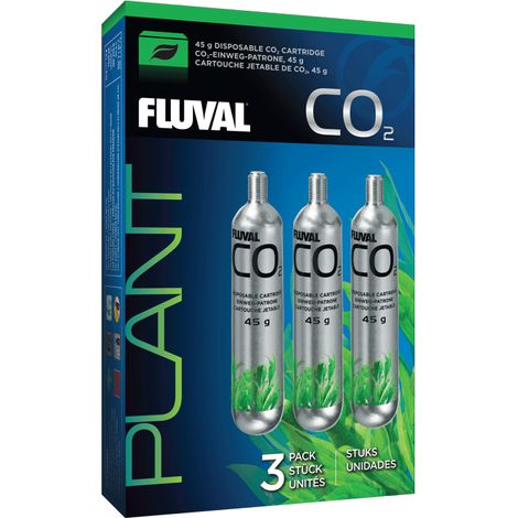 Fluval CO2 Cartucho Desechable 45g 3 uds
