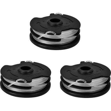 Bobine Fil Nylon - Diamètre 2 mm - Compatible Parkside PRT 550 A1 PRTA 20-Li C3 - Pour Coupe-Bordure Jardin - Lot de 3 (1/5)