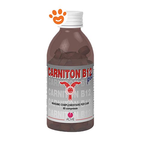 Acme Dog Carniton B12  - Acme Dog Carniton B12 - Confezione da 80 Compresse
