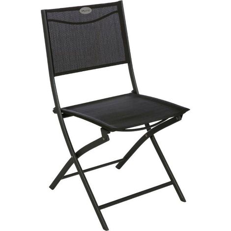4er-Set klappbare Gartenstühle Modula in Anthrazit- und Graphitgrau (1/4)