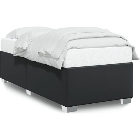 Maison Exclusive - Bettgestell Schwarz 100x200 cm Kunstleder