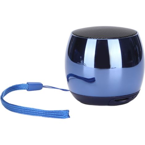 Tragbarer, kabelloser Lautsprecher mit Metallgehäuse, Bluetooth 5.0 und Trageschlaufe (1/5)