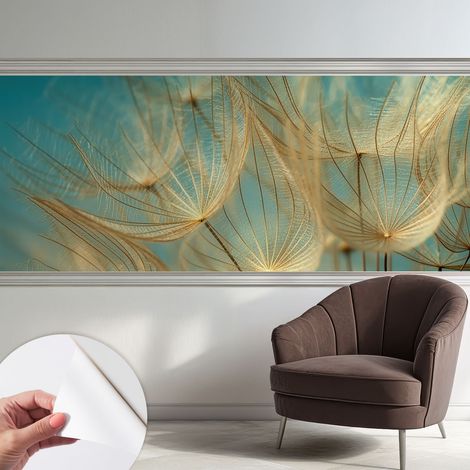 Tapete Selbstklebend - Fototapete mit Motiv - Wandtapete modern - Wanddeko Ätherische Pusteblumen 250x104 cm (1/5)