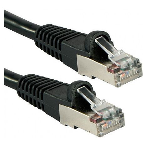 LINDY Patchkabel Cat6A S/FTP PIMF LSOH schwarz 10m (47183)