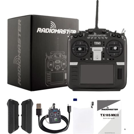 Radiocomando, design ergonomico, trasmettitore ELRS integrato, TX16S FCC ELRS (1/2)