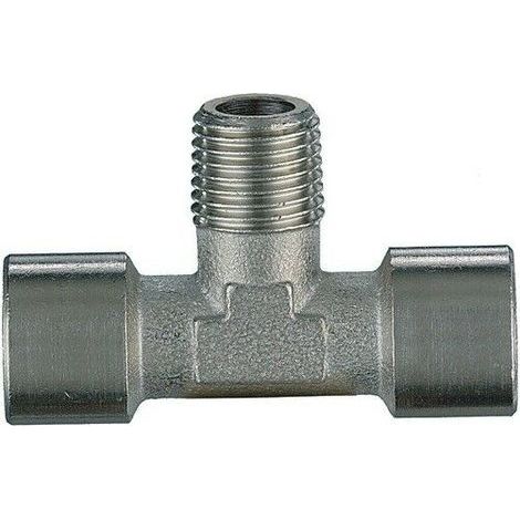 RACCORDO A T FILETTATO FMF 1/8" 1/4" 3/8" 1/2" 3/4" 1/8"