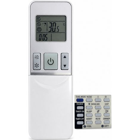 Télécommande de Climatisation Compatible avec Hisense RCH-2609NA, Sans Configuration, Froid et Chauffage (1/5)