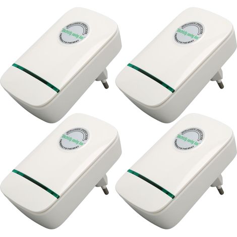 Boîtier Économiseur d'Électricité Intelligent 4 pièces, Haute Efficacité et Sécurité pour Maison/Bureau, 90‑250V Prise EU (1/5)