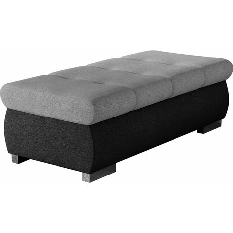 Banco tapizado Comfivo 123, Velo 637 + Velo 633, 39x60x120cm, Diámetro: 0, Tapiz, Patas: Metal, 0 (1/4)