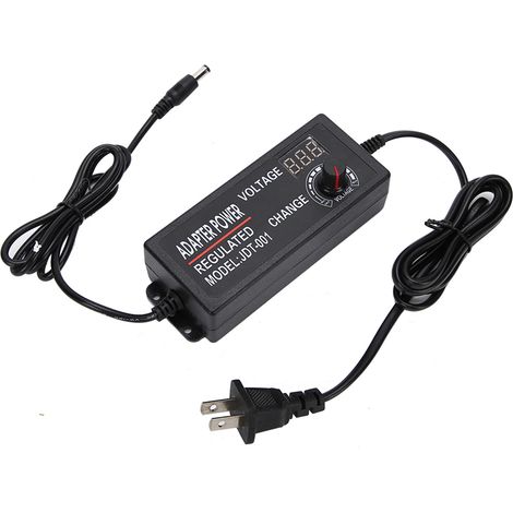 Adaptateur d'alimentation réglable AC/DC 9-24 V 3A, alimentation anti-interférence (1/5)