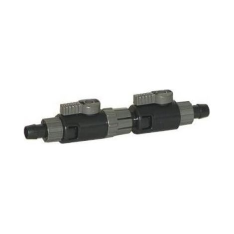 Grifo doble EHEIM control flujo conexión rápida 8 cm