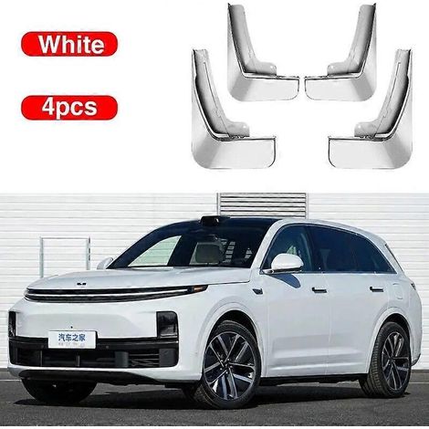 Schmutzfänger für Li Auto L7 Lixiang L7 2023 2024 2025, Spritzschutz, Kotflügelschutz, Außenverkleidung, 4-teiliges Set, Autozubehör – Weiß (1/5)