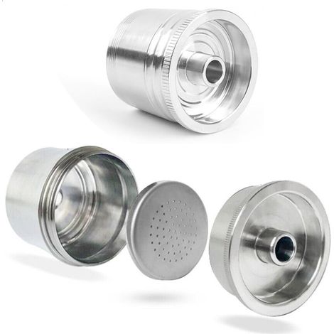 Dosettes de café réutilisables en acier inoxydable pour machine à café (1/5)