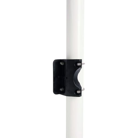Gâche en polyamide SKRZ pour profil rond noir - LOCINOX