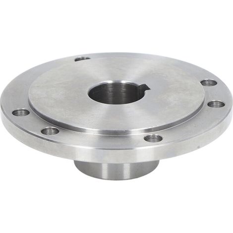 Flangia per mandrino, flangia per mandrino per tornio in acciaio al manganese da 125 mm, per accoppiatore albero guida motore (30 mm) (1/5)