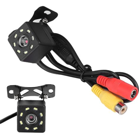 Caméra de recul étanche IP68 avec 8 LED et vision nocturne pour le stationnement. (1/5)
