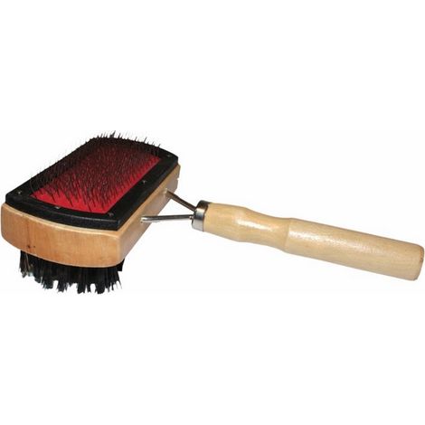 SPAZZOLA CANE LEGNO DOPPIO USO (1/2)
