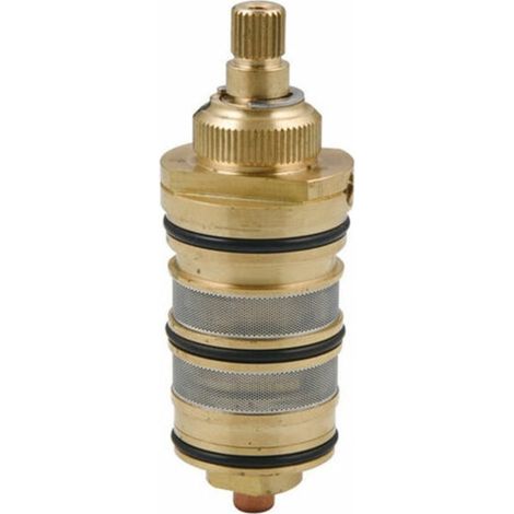 Mitigeur thermostatique de douche en laiton avec cartouche et poignée pour douche (1/5)