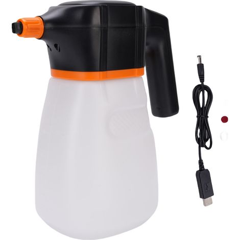Pulvérisateur à Mousse Électrique Sans Fil 2L 6000mAh Haute Pression Rechargeable pour Lavage Auto et Jardinage Blanc (1/5)