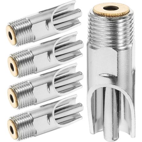 Lot de 5 abreuvoirs automatiques pour bovins en acier inoxydable, dimensions 6,20 x 2,00 x 2,00 cm, conception adaptée, facile à utiliser (1/5)