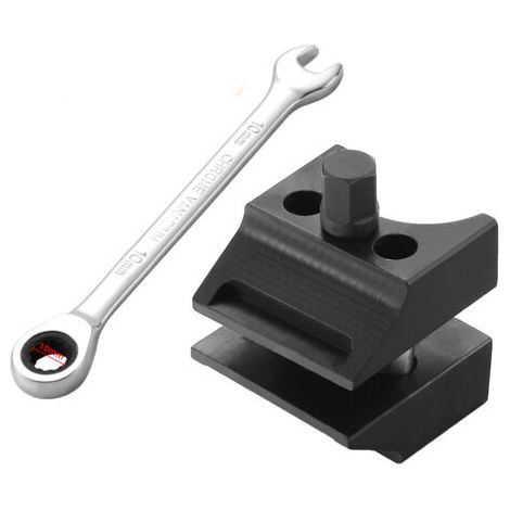 QORVA-Outil d'écartement de Jambe de Force, Écarteur de Fusée de Direction de Moyeu de Jambe de Suspension, Douille D'écartement de Jambe de Suspension Facile à Utiliser, Outil en Métal Amortisseur