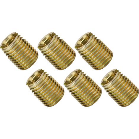 20 pièces d'inserts filetés autotaraudeurs en acier au carbone 302 (intérieur M30,5 extérieur M50,5) (1/5)