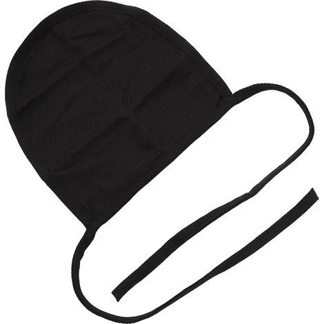 Cache-trache pour stomie cervicale en coton respirant, protection anti-poussière noir (1/5)