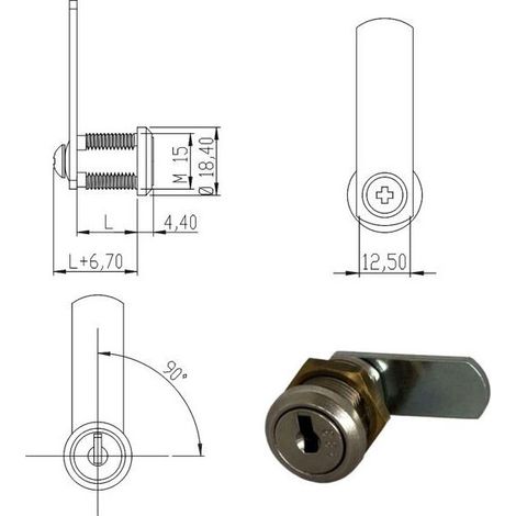 Cylindre de levier de 10 mm 160041 Omr