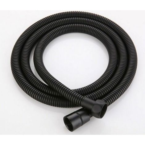 Flexible De Douche - Acier Inoxydable - 1.5 M - Noir Mat - Anti-explosion - Anti-torsion - 1 Pièce (1/4)