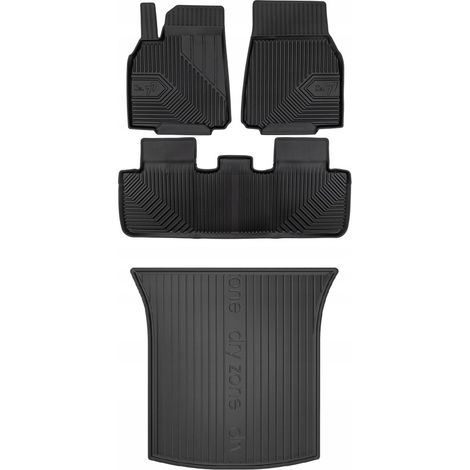 Set mit 77 Gummimatten und Fußmatten für Tesla Model Y 2020-2024 (g) (1/5)