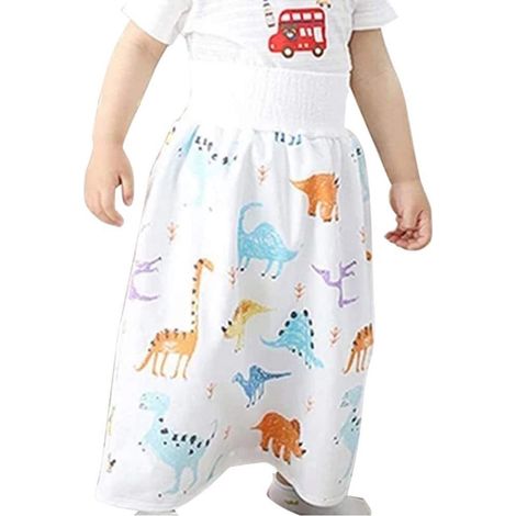 Jupe-short 2 en 1 pour bébé fille et garçon, en coton, avec surcouche intégrée. (1/5)
