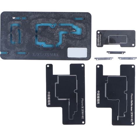 Plateforme de reballing du châssis intermédiaire pour téléphone portable, implantation magnétique d'étain sur carte mère pour iPhone (1/5)