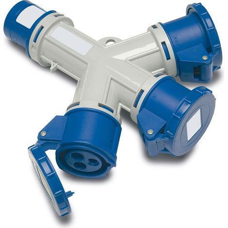 Adaptateur pour connecteur industriel RS PRO, 2P+E, 16A, 230 V ( Prix pour 1 )