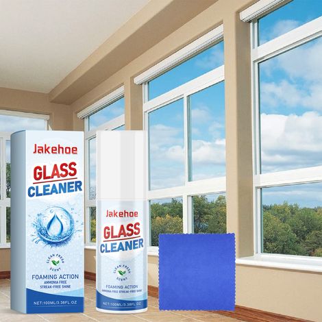 Glasreiniger entfernt Staub, Schmutz und Verunreinigungen und sorgt für strahlend saubere Spiegel. Glasreiniger – 100 ml + Tuch -- DTEKGAZ (1/5)