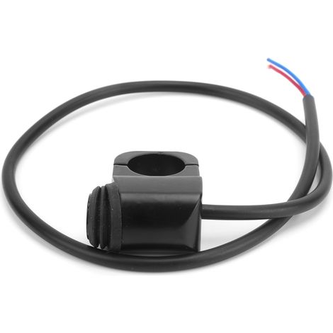 Interrupteur de guidon 7/8 po pour phares, feux de détresse et antibrouillards (bouton marche/arrêt) - Accessoire pour moto, VTT et UTV (1/5)