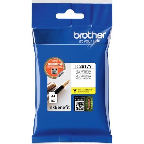 Brother LC3617Y Gelbe Tinte - Original, für MFC-J Drucker