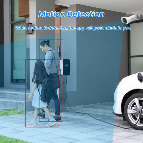 Anran – Caméra de surveillance extérieure sans fil WiFi solaire 3MP – Audio bidirectionnel – Détection mouvement PIR – Vision nocturne IP65