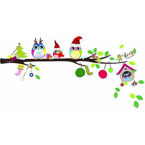 1 Set Weihnachts-Wandaufkleber