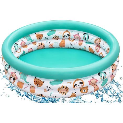 Aufblasbares Schwimmbecken für Kinder, rundes aufblasbares Schwimmbecken, Planschbecken, Kinderschwimmbecken, aufblasbares Babyschwimmbecken, kleines aufblasbares Schwimmbecken, Planschbecken für Kind