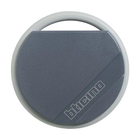Bticino – Badge de proximité résident 13,56 MHz – Couleur noir – Lecture/écriture – Pour accès sécurisé