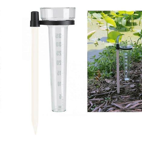 Regenmesser aus Kunststoff für den Hausgebrauch, Regenwasserzähler für den Außenbereich, einfache Regenwassermessung (1/5)