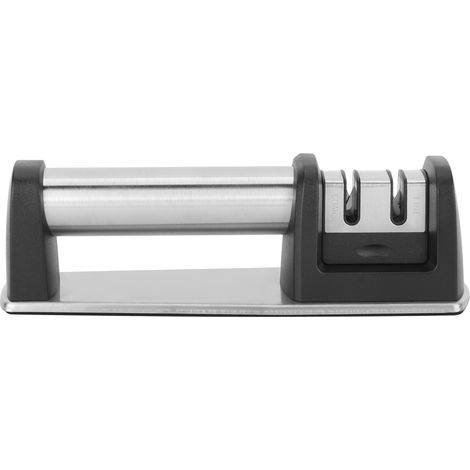 Aiguisoir De Couteau - Acier Inoxydable Et Abs - 2 Étages Pour Cuisine - Base Antidérapante - Lot De 1 (1/5)